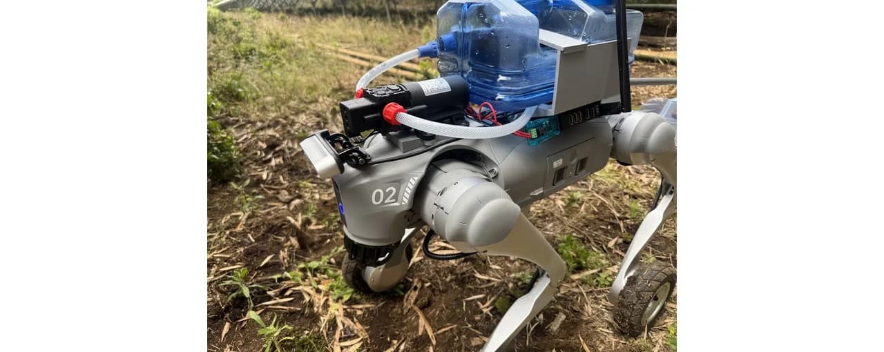 Airion、Stearmotor社と四足歩行ロボットを活用した「ロボット除草自動化システム」を開発